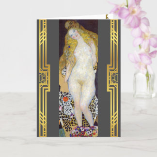 Carte Klimt : Restauration du tableau Adam et Eve