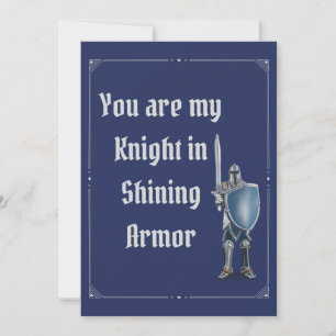 Carte Knight Valentine's Day