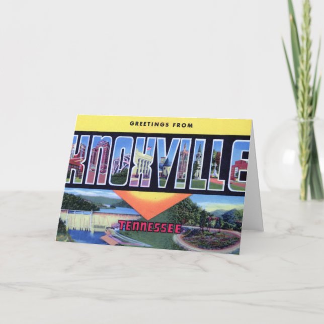 Carte Knoxville Tennessee (Devant)