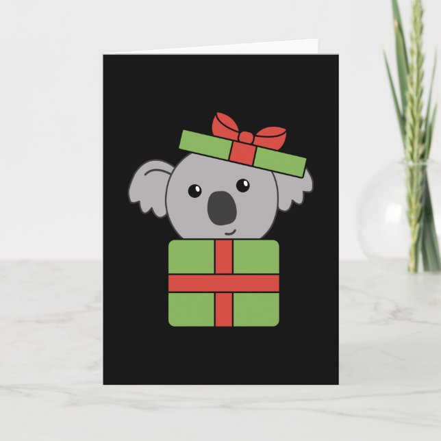 Carte Koala Cadeau Animaux Pour Enfants (Devant)