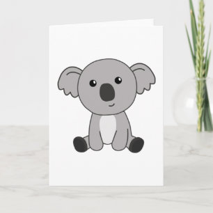 Carte Koala Cute Animaux Pour Enfants Cute Petits Animau