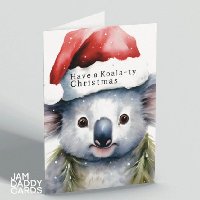 Carte Koala de Noël australien (Créateur téléchargé)