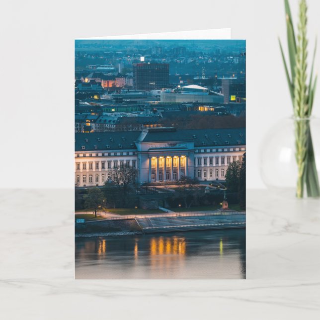 Carte Koblenz Allemagne (Devant)