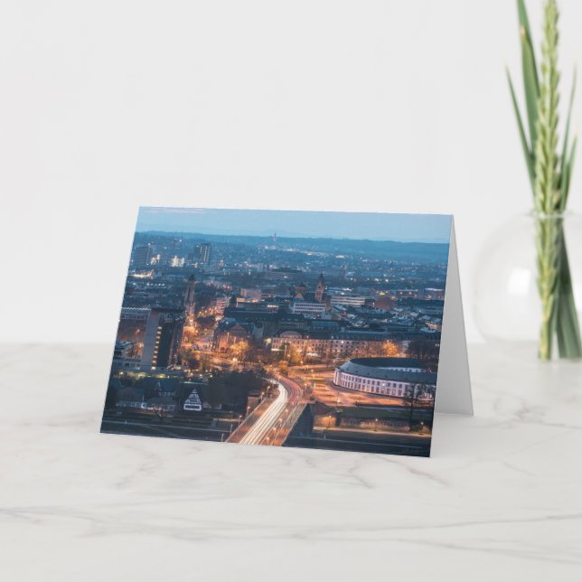 Carte Koblenz Allemagne (Devant)