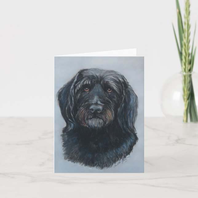 Carte Koda Golden Doodle Dog Art (Devant)