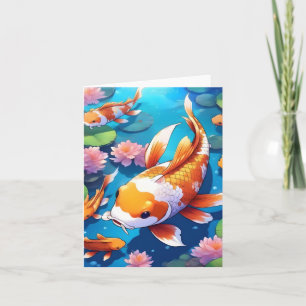 Carte Koi Fish Study M