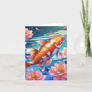 Carte Koi Fish Study P