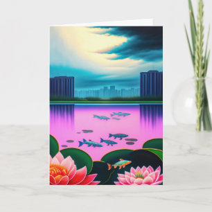 Carte Koi Pond Singapour