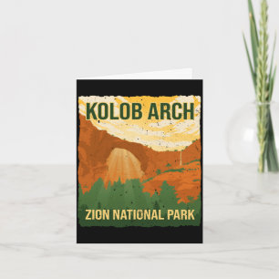 Carte Kolob arch zion parc national randonnée camping