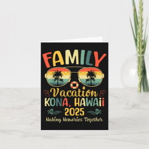 Carte Kona Hawaii Beach Famille Vacances été 2025