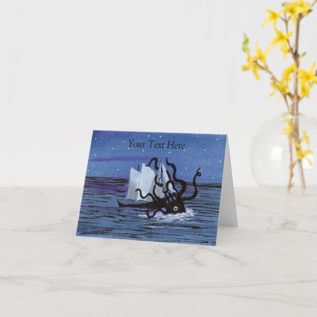 Carte Kraken (Fleur jaune)