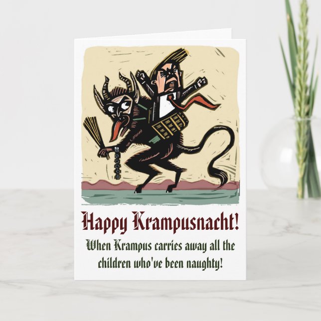 Carte Krampus (Devant)