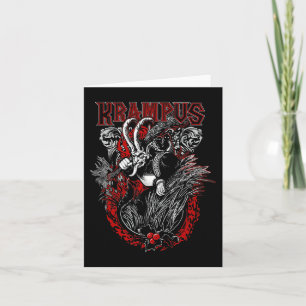 Carte Krampus Joyeux Noël Fête Noël Horreur Xm