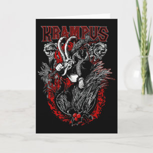 Carte Krampus Joyeux Noël Vacances Noël Horreur Xm