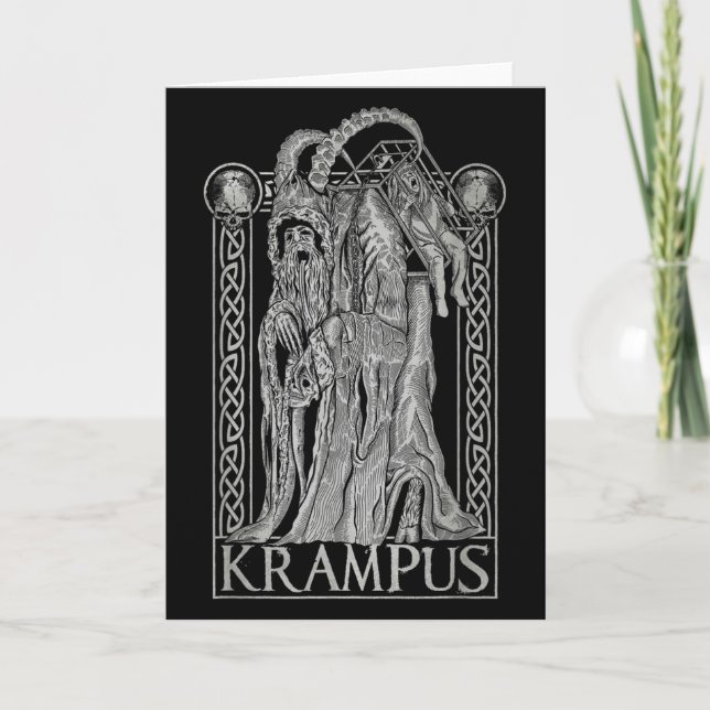 Carte Krampus - Ss Von Krampus Dark Gothic Christmas  (Devant)
