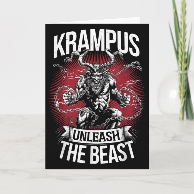 Carte Krampusnacht Christmas Monster Krampus Lover Festi (Devant)