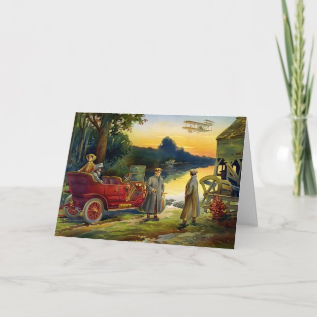 Carte KRW Vintage Automobile 1910 (Devant)