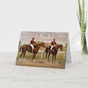 Carte KRW Vintage Horse Racing Card - Customisé
