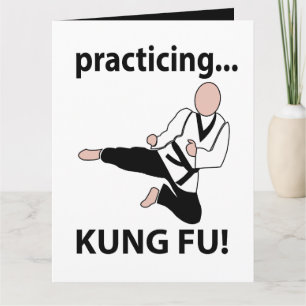 Carte Kung Fu Black Belt Arts martiaux