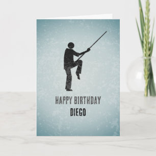 Carte Kung Fu Fighter - Arts Martiaux - Thème Sport Homm