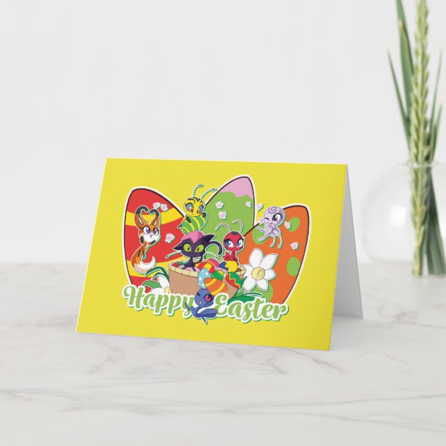 Carte Kwamis Bonne Pâques (Devant)