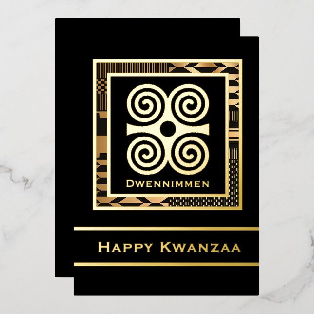 Carte Kwanzaa Dwennimmen (Recto/Verso)