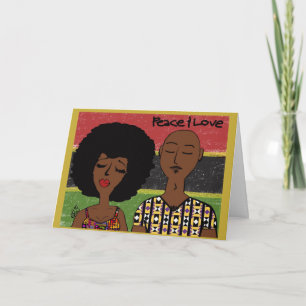 Carte Kwanzaa moderne