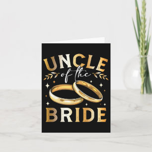 Carte L’oncle Mariage et l’engag de l’oncle de la mariée