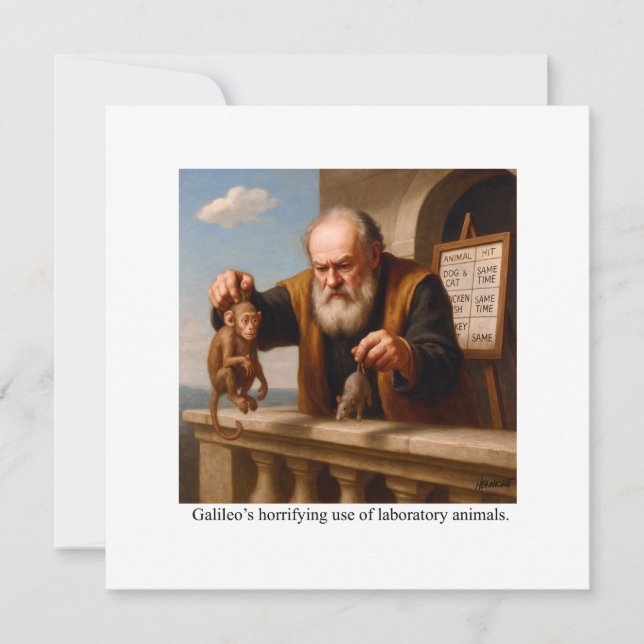 Carte L’utilisation horrible d’animaux de laboratoire pa (Devant)