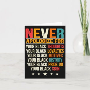 Carte La 19ème Black Pride ne s'excuse jamais d'Histo no
