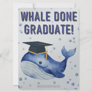 CARTE LA BALEINE A FAIT UN DIPLÔME !