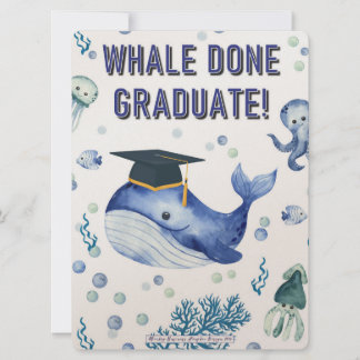 CARTE LA BALEINE A FAIT UN DIPLÔME !