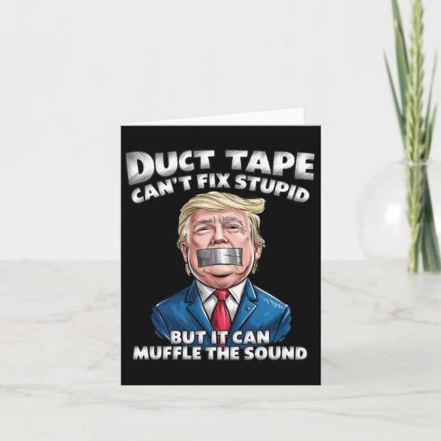 Carte La bande de Duct ne peut pas réparer Stupide, mais (Devant)