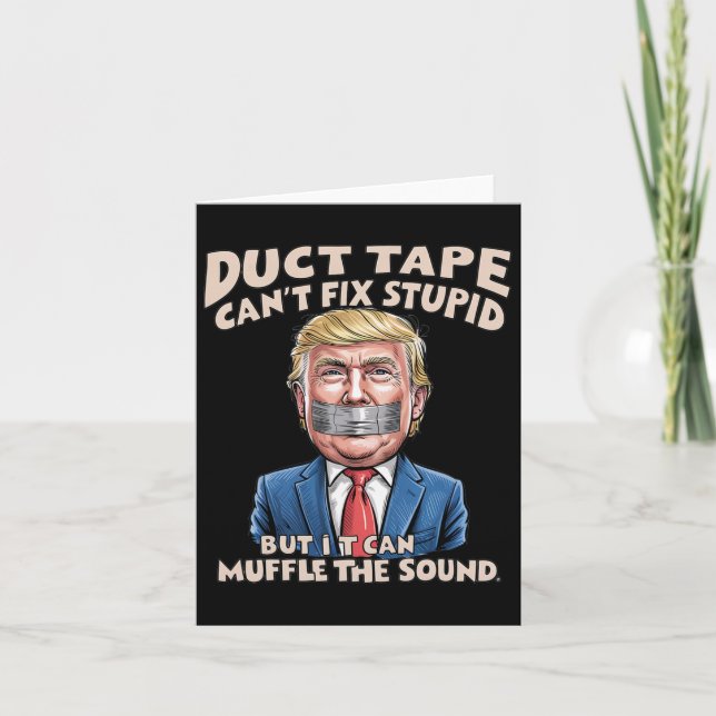 Carte La bande de Duct ne peut pas réparer Stupide, mais (Devant)