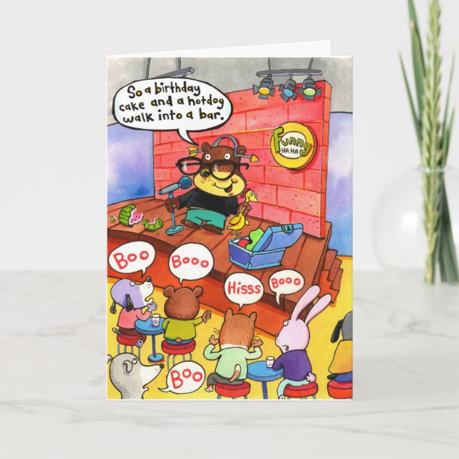 Carte La bande dessinée Standup fait de la comédie. La f (Devant)