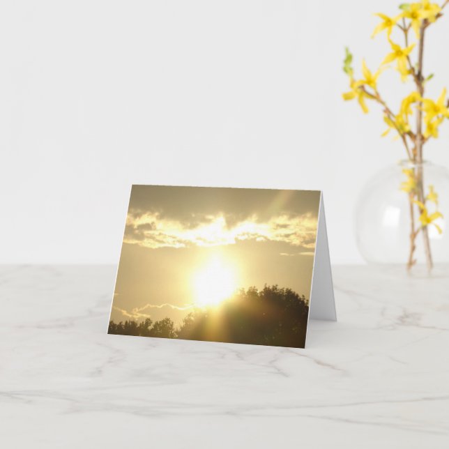 Carte La Beauté Au Lendemain (Fleur jaune)