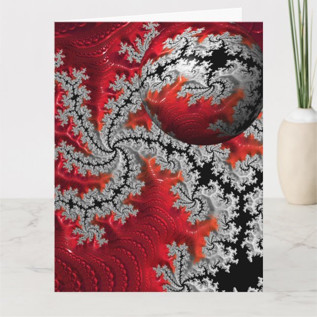 Carte La beauté de Mandelbrots Blank Greeting Card (Devant)