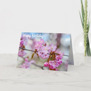 Carte La Beauté Muetée De Sakura Fleurit Au Printemps