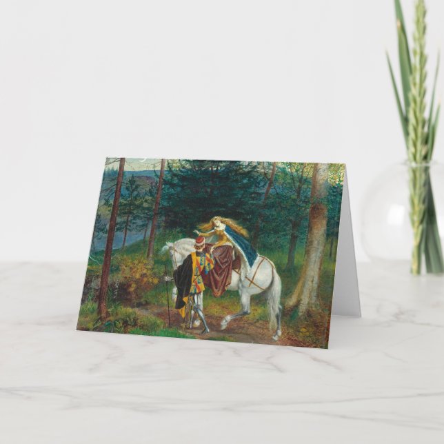 Carte La Belle Dame Sans Merci | Walter Crane (Devant)