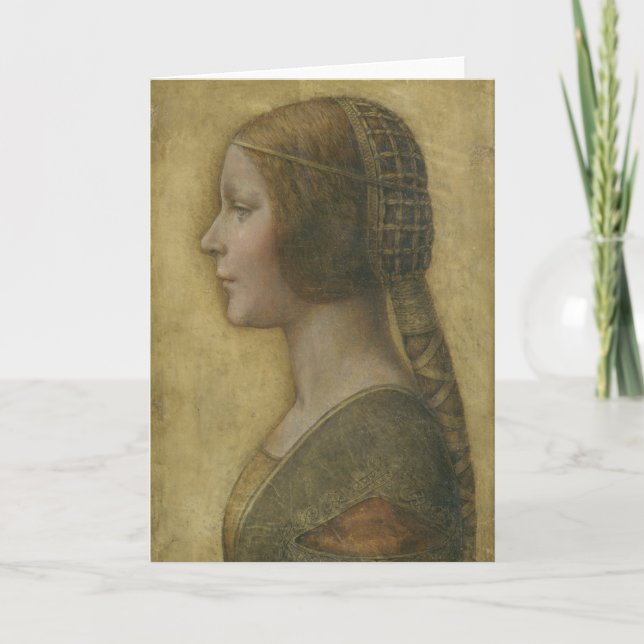 Carte La Belle Princesse (par Léonard de Vinci) (Devant)