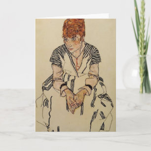 Carte La belle-soeur de l'artiste d'Egon Schiele-