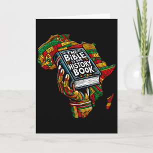 Carte La Bible est notre livre d'histoire Racines Foi af