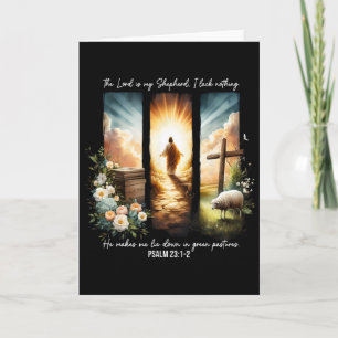 Carte La Bible Le Seigneur Est Mon Berger Foi Chrétienne