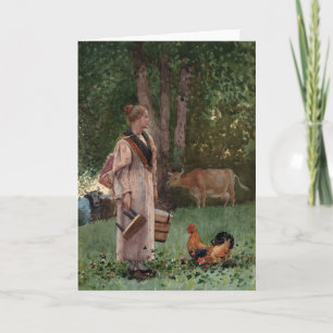 Carte La bonne de lait Winslow Homer