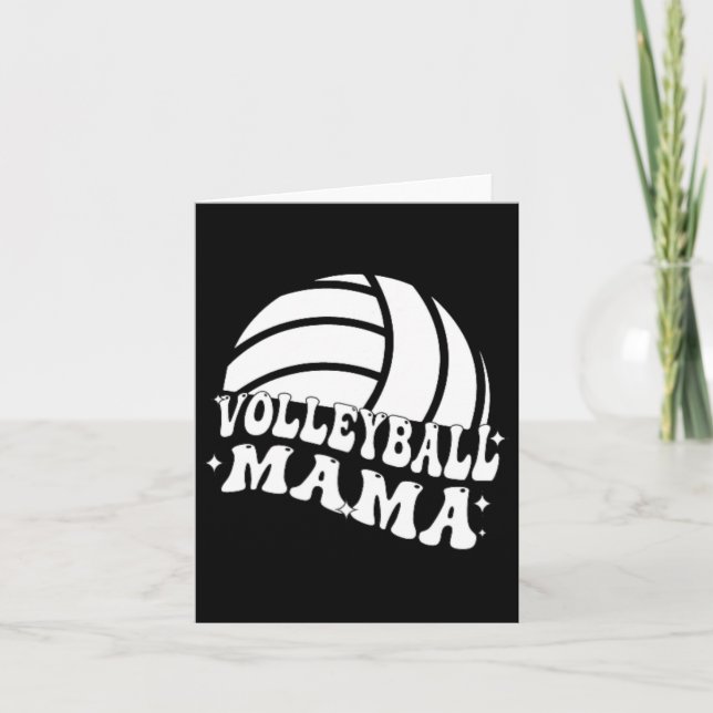 Carte La bouche forte de quelqu'un Volleyll Maman Mère M (Devant)