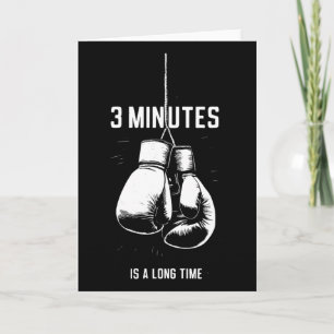 Carte La boxe 3 minutes c'est long Drôle de kickboxing B