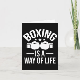 Carte La Boxe Est Un Moyen De Vie - Kickboxing Kickboxer