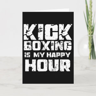 Carte La boxe thaïlandaise est mon heure heureuse Femmes