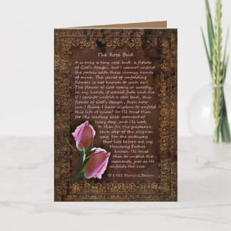 Carte La Bud Card Rose