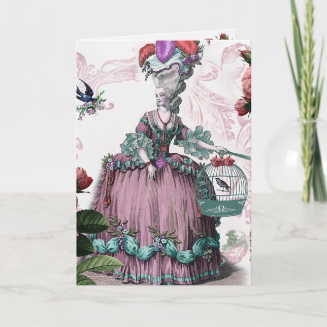 Carte la cage aux oiseaux (Devant)